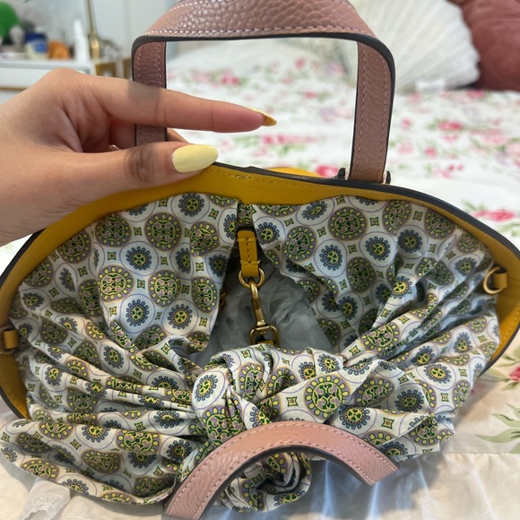 Tory Burch McGraw Color-Block Mini Shopper Tote - Picture 2 of 5